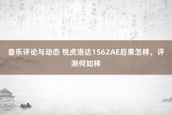 音乐评论与动态 悦虎洛达1562AE后果怎样，评测何如样