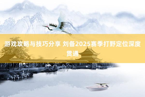 游戏攻略与技巧分享 刘备2025赛季打野定位深度贯通